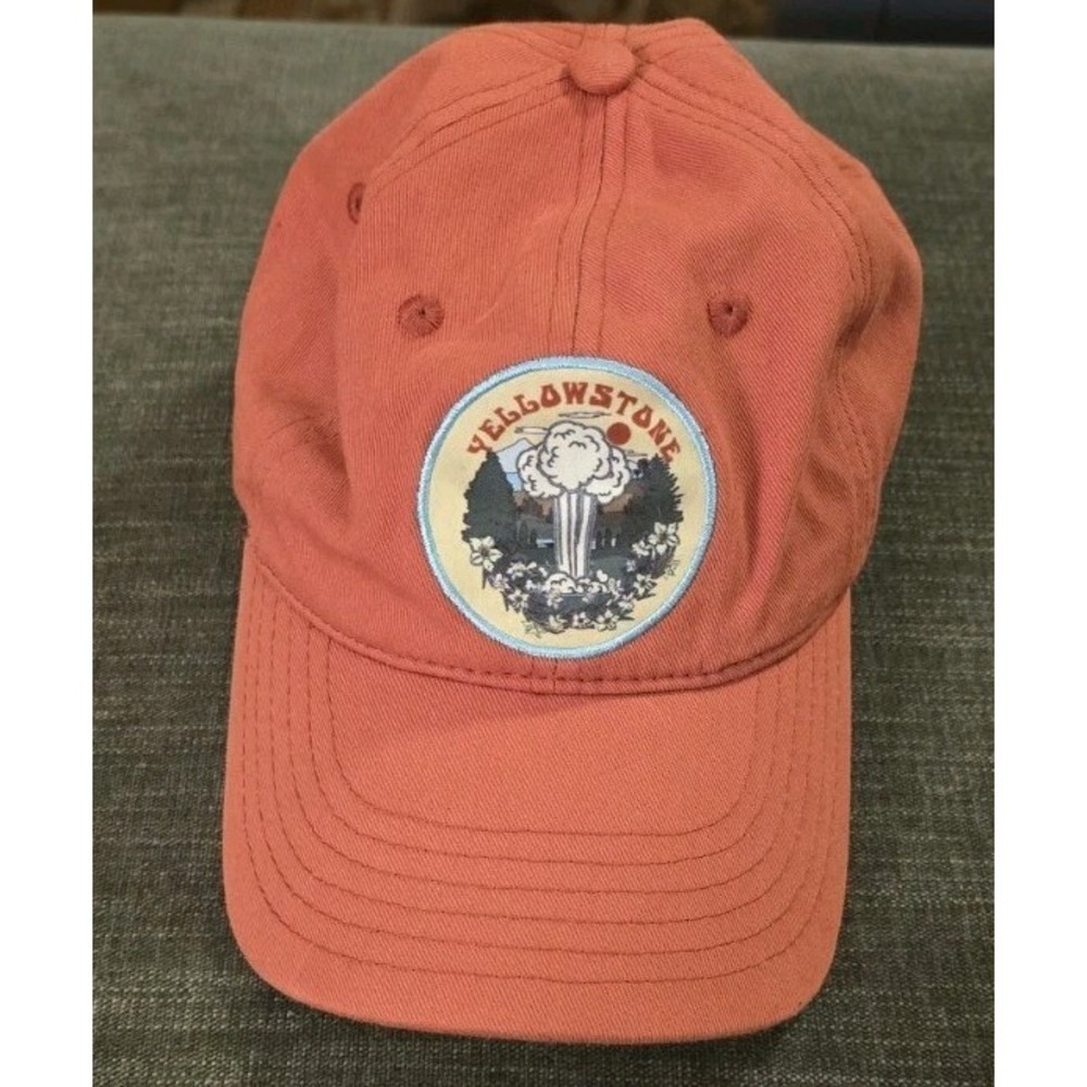 H3 Headwear National Park Foundation Yellowstone Hat Rust Orange